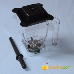 OmniBlend mixovací nádoba 1,5 litru NEW - Vitamix kompatibilní, barva transparentní v kombinaci s černou