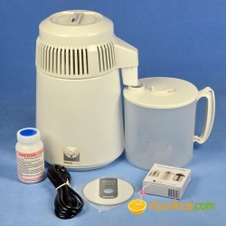 AQUA Compact II - bílá - nejprodávanější destilační přístroj s plastovou nádobou na vodu